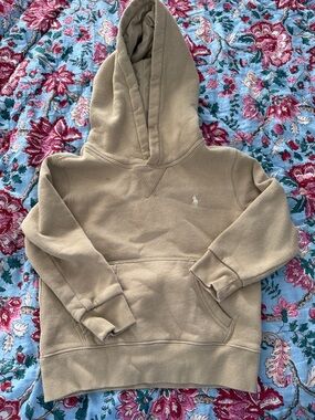 Ralph Lauren toddler Pullover Hoodie in Khaki/Tan